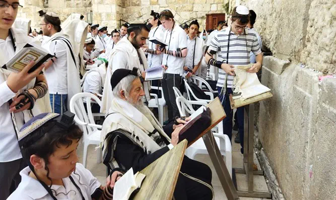 ישיבת בית אל התפללה בכותל המערבי▶️