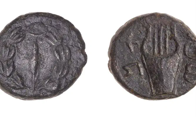 מטבעות נדירים מימי המרד היהודי ברומאים נמצאו בבנימין