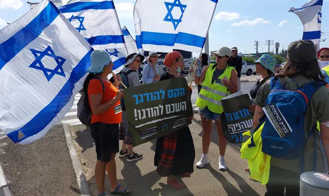 צעדת האמהות: המחאה חצתה את אשקלון