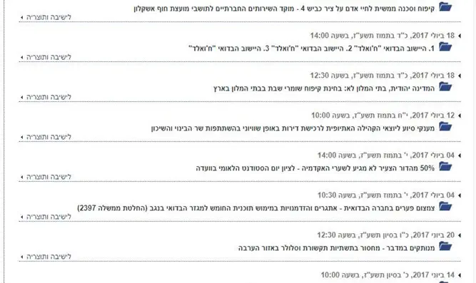 ...אבל אין פרוטוקולים.