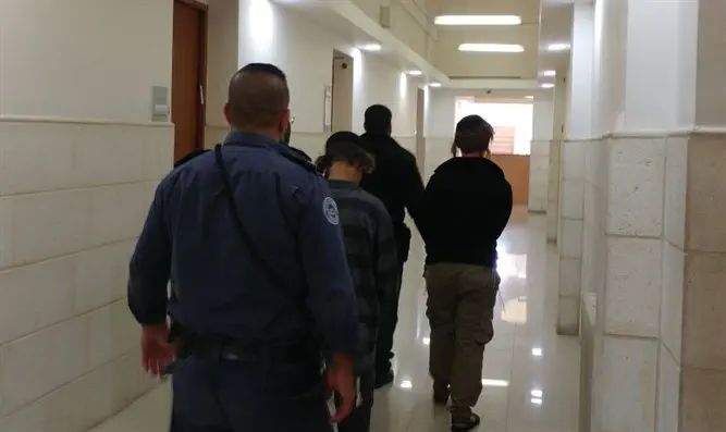 שני פעילי הארגון בבית המשפט