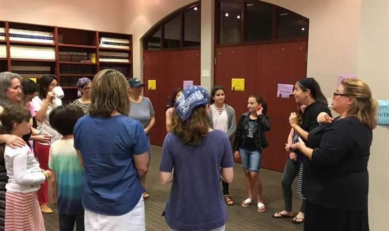 A recent bat mitzvah program at Young Israel of Toco Hills, in Atlanta, included an ASL interpreter.