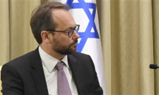 EU ambassador to Israel Emanuele Giaufret