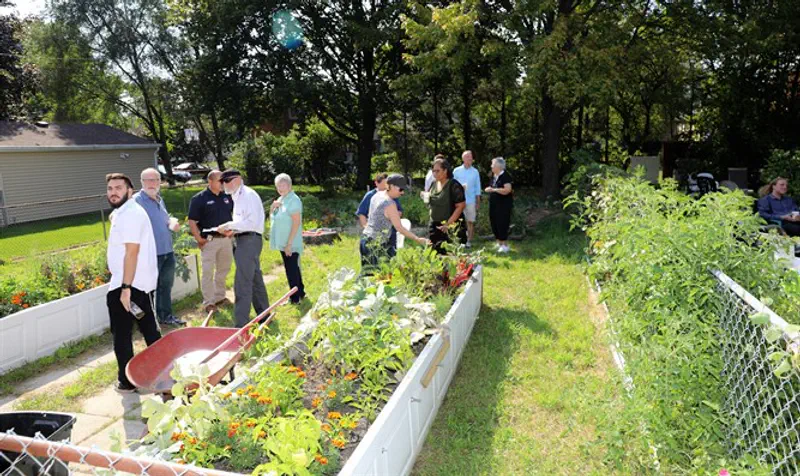 The community garden