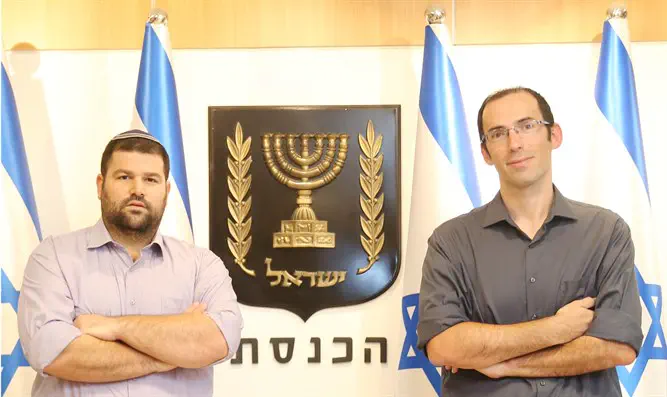 עו"ד שמחה רוטמן (מימין) ויהודה עמרני