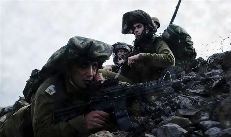 Golan Heights Paratroop exercise