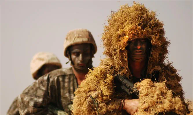 Camouflaged IDF sniper