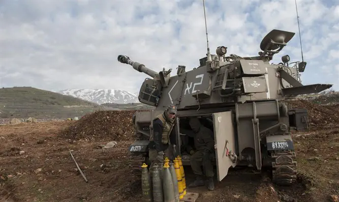 Israeli artillery preparing to strike back into southern Lebanon