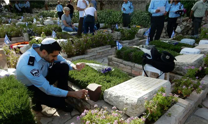 טקס זיכרון לחללי המשטרה