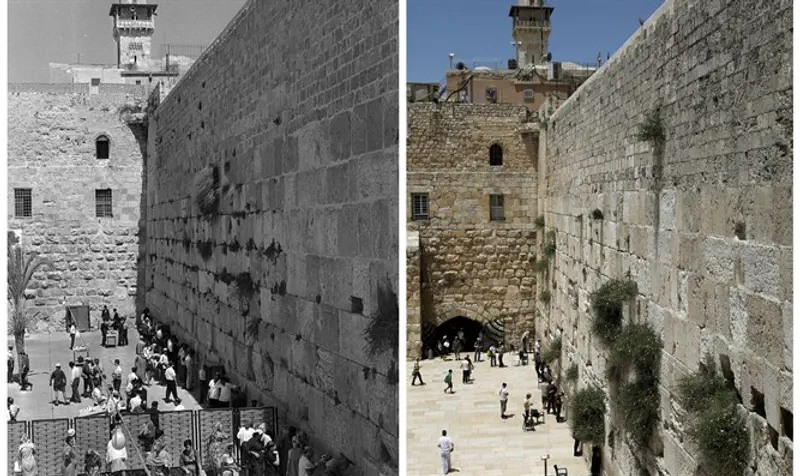 Jerusalem, then and not quite yet