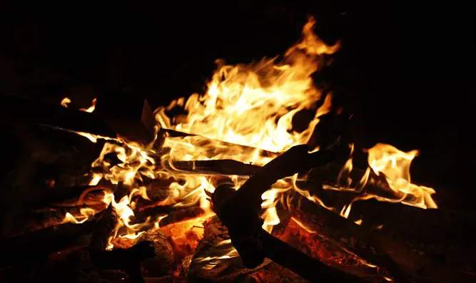 Lag B'Omer bonfire