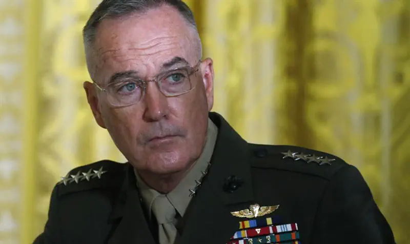 U.S. Joint Chiefs Chairman Dunford attends meeting of the National Space Council