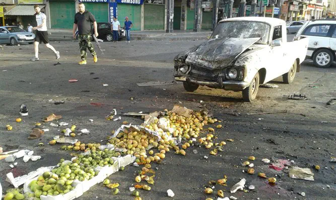 Aftermath of suicide attack in Sweida