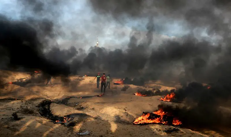 Gaza Muslims riot