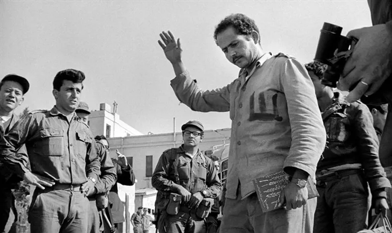 Return of Six Day War Egyptian prisoners at POW exchange ceremony, 1968
