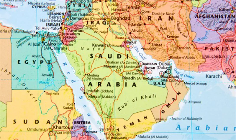 Map including Sudan