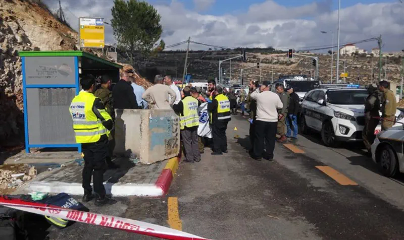 Givat Asaf attack scene