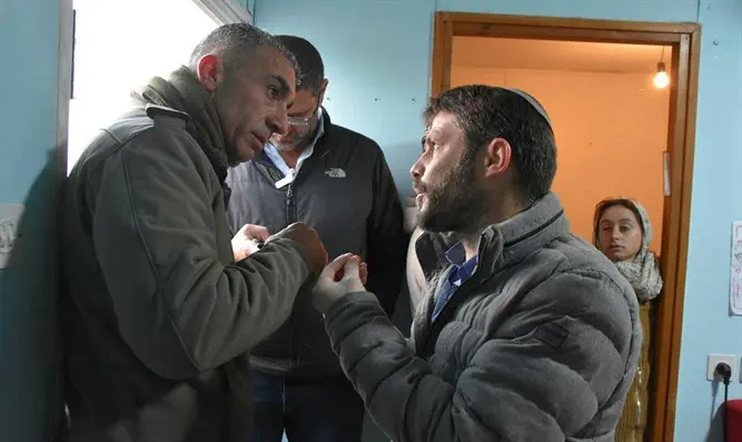 MK Smotrich at Amona eviction 2019