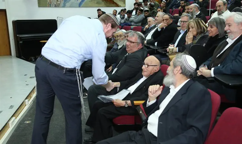 Kurt Rothschild at Orot Israel College event in his honor
