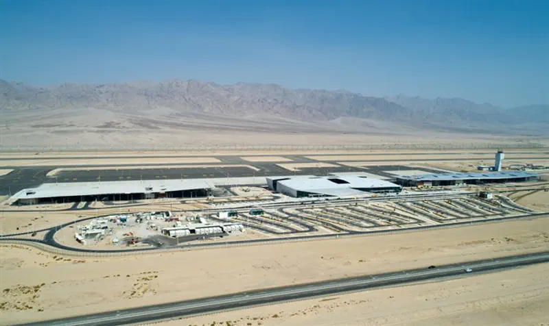 Ramon International Airport in the Timna Valley, southern Israel