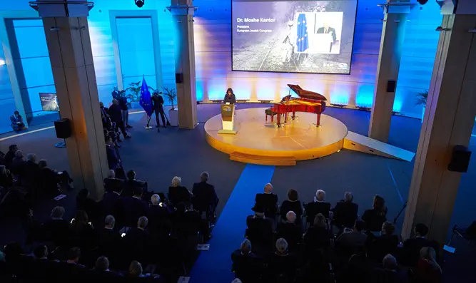 טקס יום השואה הבינלאומי בפרלמנט האירופי