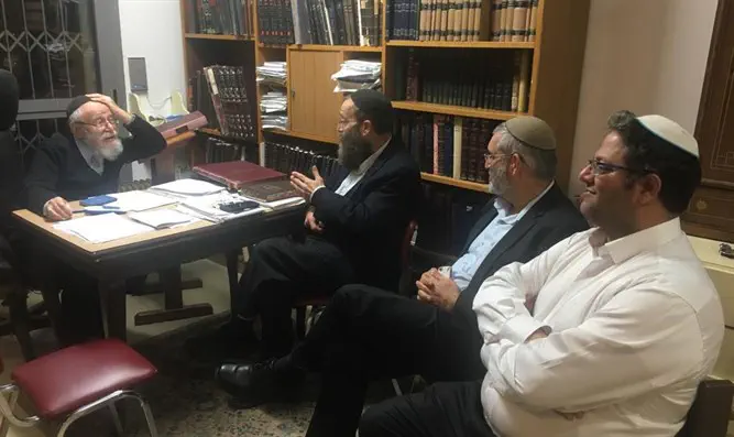 ראשי עוצמה יהודית עם הרב ליאור