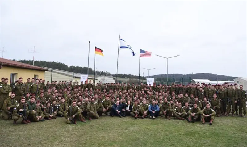 Participants in the military exercise