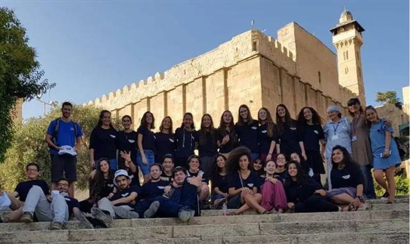 Sovereignty Youth at Tomb of the Partiarchs