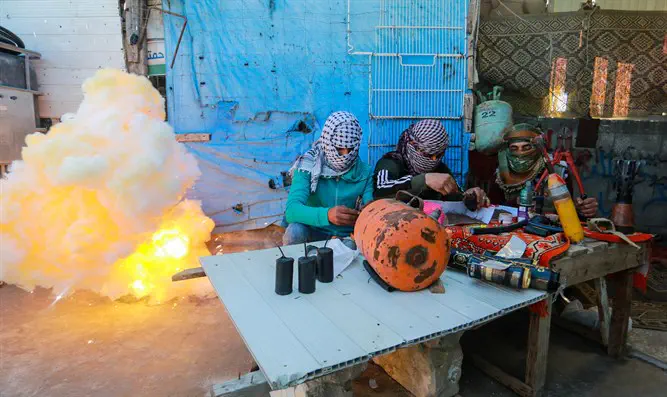 Gaza explosives lab