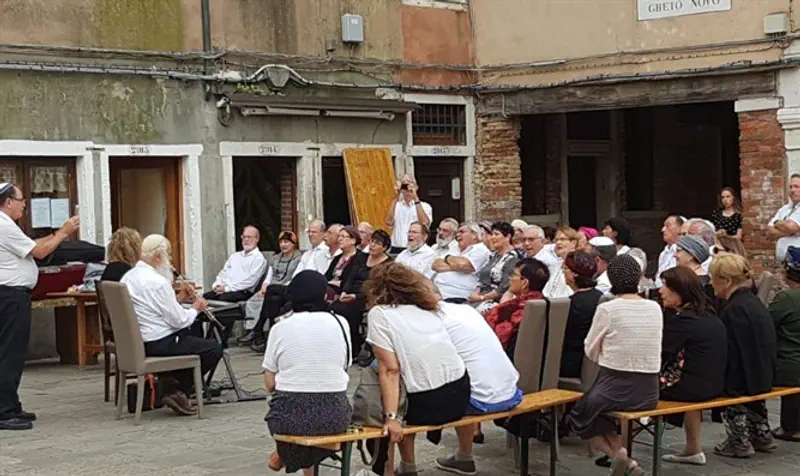 קבלת שבת מוזיקאלית בככר הגטו בונציה
