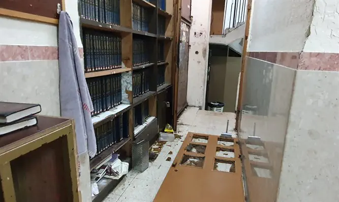 וונדליזם בבית כנסת הגדול של קהילת ברסלב