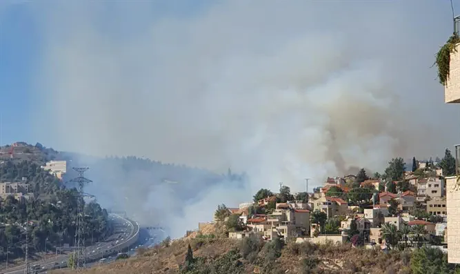 שריפה במבשרת ציון