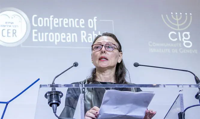 שגרירת ישראל במוסדות האו"ם בז'נבה בכינוס הועדה המתמדת של ועידת רבני אירופה