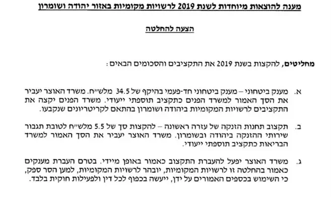 החלטת הממשלה