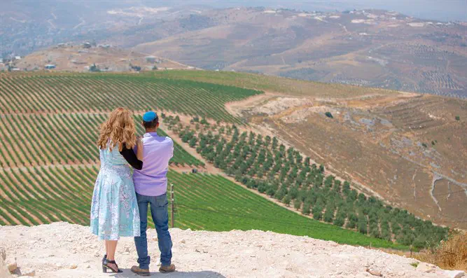 ורד וארז בן סעדון בכרמים בשומרון
