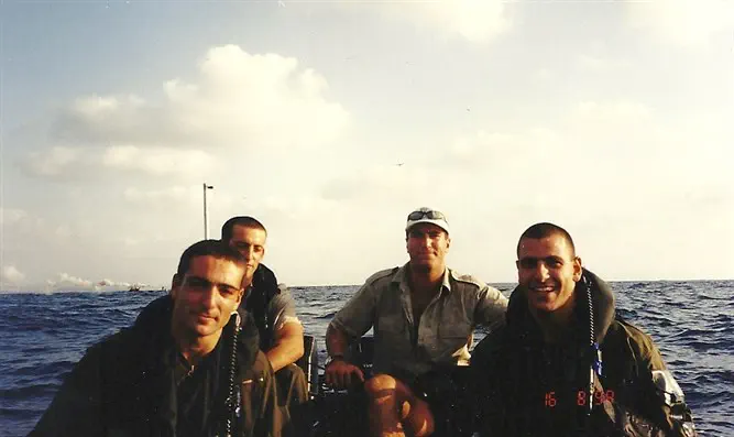 אלעד צדיקוב ליחידה בשירות בשייטת