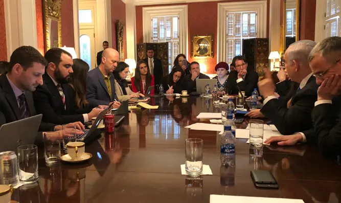 ראש הממשלה נתניהו בתדרוך לאחר ההכרזה בבית הלבן