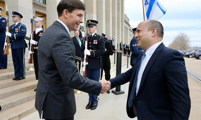 השר בנט מתקבל בארה"ב