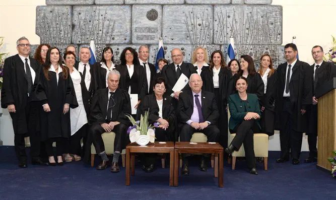 השופטים החדשים בבית הנשיא