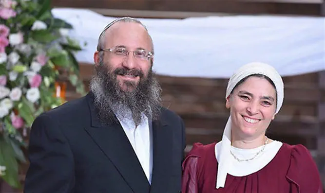 הרב מיכאל מרק ורעייתו חוה