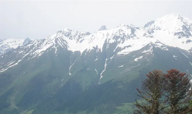 Mount Ushba. Georgia