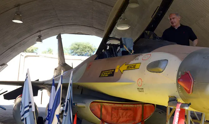 ראש הממשלה בנימין נתניהו בחצרים