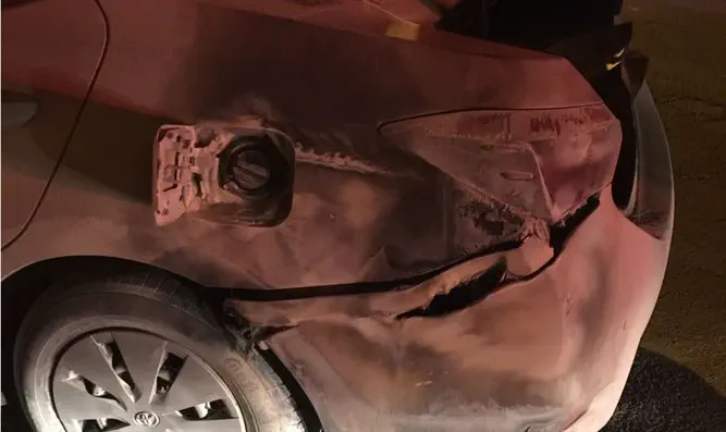 הרכב שעלה באש