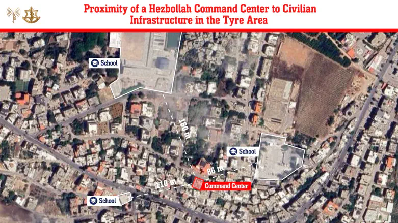 IAF strikes Hezbollah Aziz unit in the area of Tyre, southern Lebanon