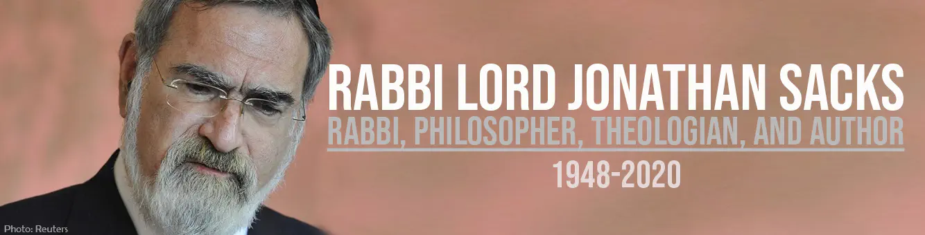 Rabbi Jonathan Sacks