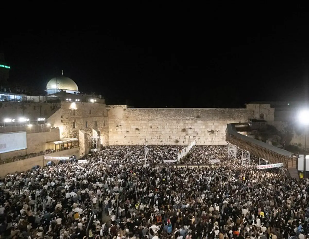 Prayer Gathering At The Western Wall, For The Safe Return Of The ...