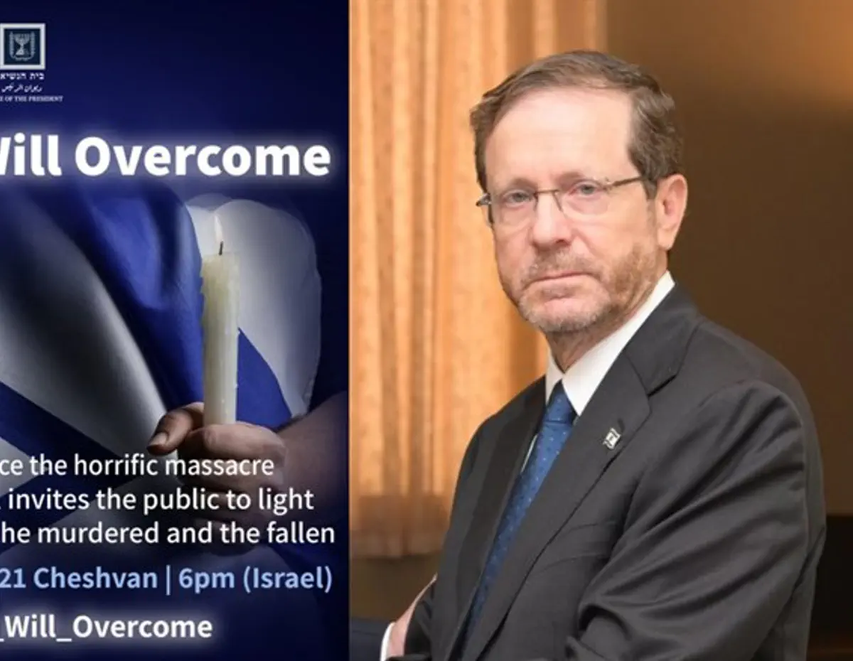 The light will overcome President Herzog s call to people