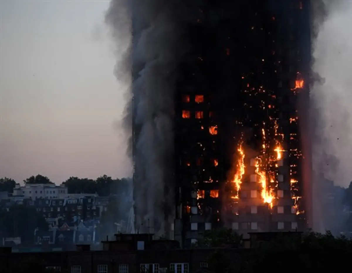 Видео: высотный Grenfell Tower – во власти огня | 7 КАНАЛ - Аруц Шева