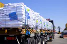 WFP flour trucks enter Gaza from Ashdod port for 1st time