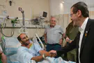 Pres. Herzog visits northern cities targeted by Hezbollah rockets